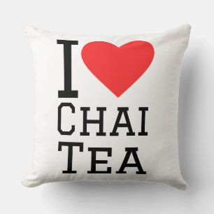 I love chai tea cushion