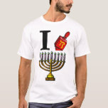 I Love Chanukah Shirt<br><div class="desc">I Love Chanukah Shirt</div>