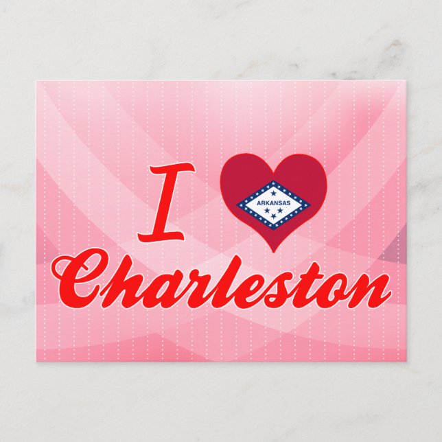 I Love Charleston, Arkansas Postcard (Front)