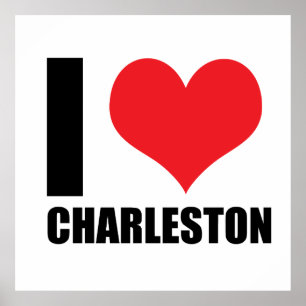 I love Charleston Poster