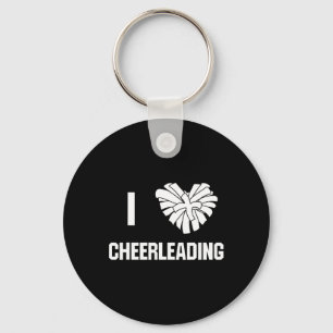 I Love Cheerleading Cheer Coach  Key Ring