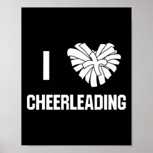 I Love Cheerleading Cheer Coach  Poster