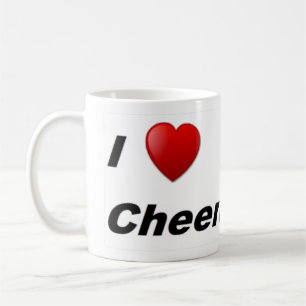 I Love Cheerleading Coffee Mug
