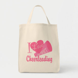 I Love Cheerleading Tote Bag