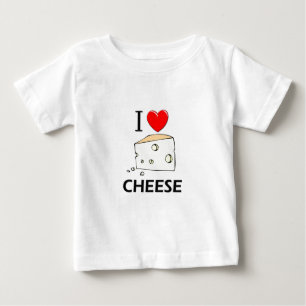I Love Cheese Baby T-Shirt