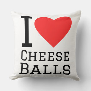 I love cheese balls cushion