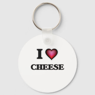 I Love Cheese Key Ring