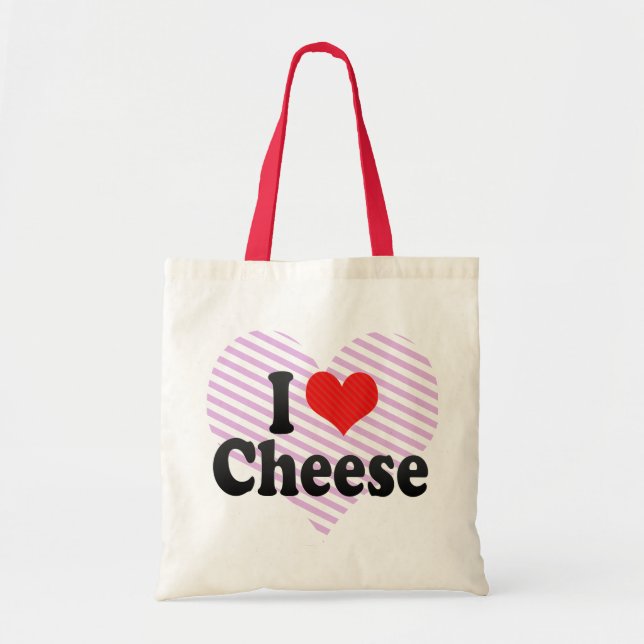 I Love Cheese Tote Bag (Front)
