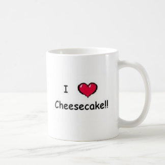 I Love Cheesecake Coffee Mug