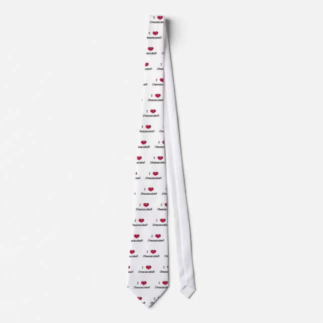 I Love Cheesecake Tie (Front)