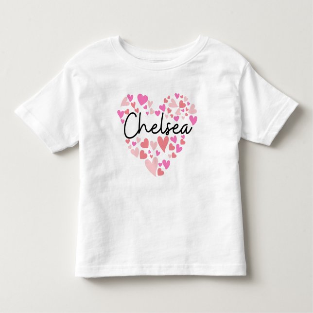 I love Chelsea - hearts for Chelsea Toddler T-Shirt (Front)