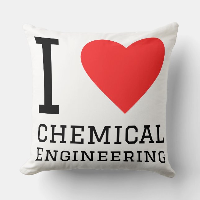 I love chemical engineering  cushion (Front)