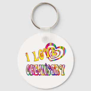 I Love Chemistry Key Ring
