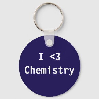 I Love Chemistry Key Ring