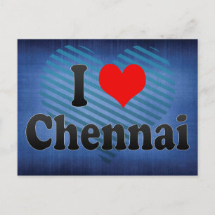 I Love Chennai, India. Mera Pyar Chennai, India Postcard