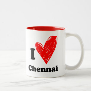 I love Chennai Two-Tone Coffee Mug