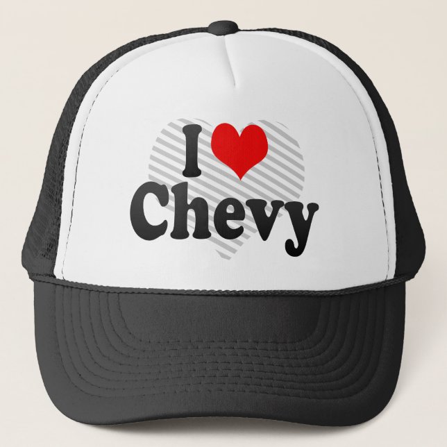 I love Chevy Trucker Hat (Front)