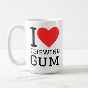 I love chewing gum coffee mug