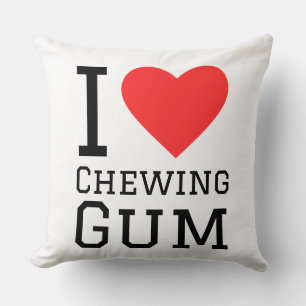 I love chewing gum cushion