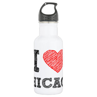 I-Love-Chicago 532 Ml Water Bottle