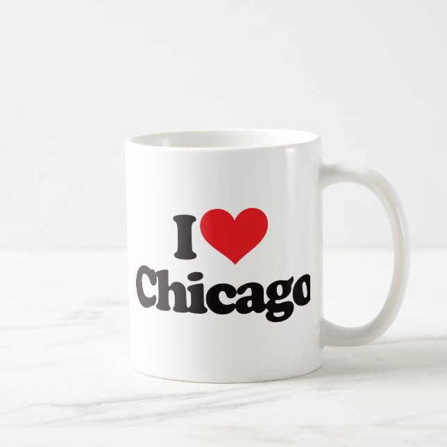 I Love Chicago Coffee Mug (Right)