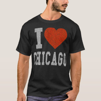 I Love Chicago Heart Gift or Souvenir Illinois 1 T-Shirt