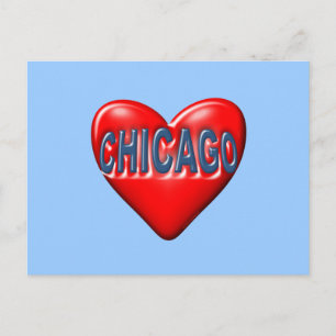 I Love Chicago Postcard