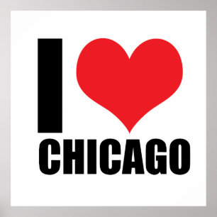 I love Chicago Poster