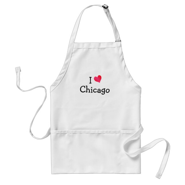 I Love Chicago Standard Apron (Front)