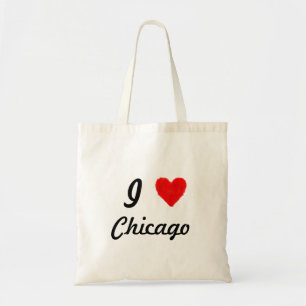 I Love Chicago Tote Bag