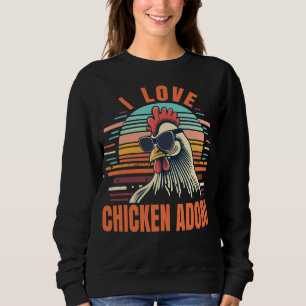  I Love Chicken Adobo Funny Filipino Sweatshirt