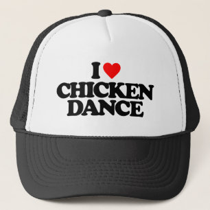I LOVE CHICKEN DANCE TRUCKER HAT