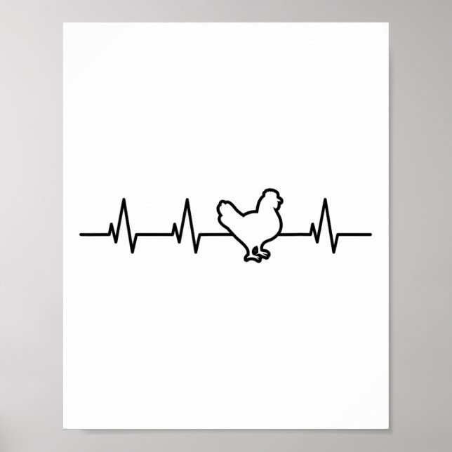 I Love Chicken Poultry Farming  Poster (Front)