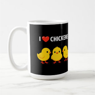I Love Chickens Cute Chicks Chicken Lover Gift Coffee Mug