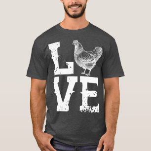 I love Chickens Hoodie Chicken Lovers Farm Women T-Shirt