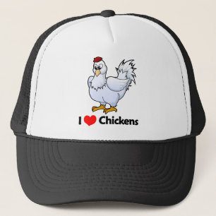 I Love Chickens Trucker Hat