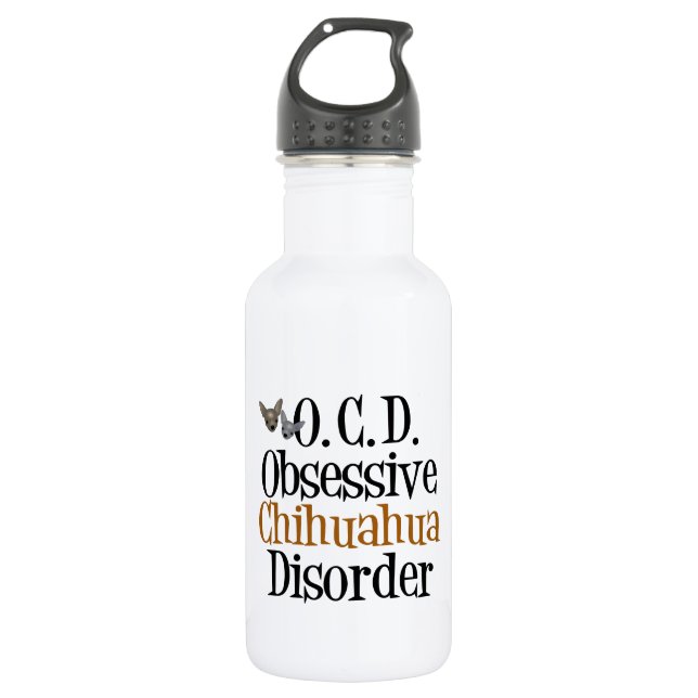 I Love Chihuhuas 532 Ml Water Bottle (Front)