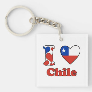 I love Chile Key Ring