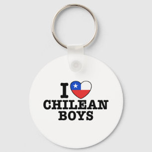 I Love Chilean Boys Key Ring