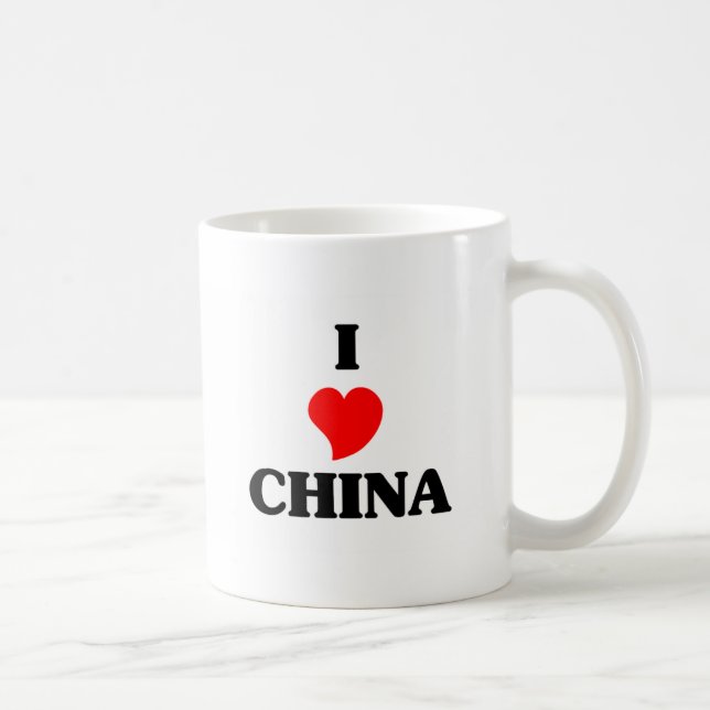 I Love China Coffee Mug (Right)