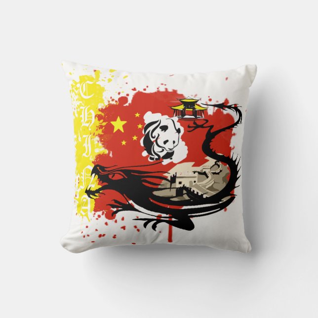 I LOVE CHINA CUSHION (Front)