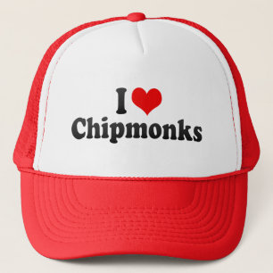 I Love Chipmonks Trucker Hat