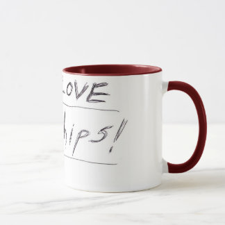 I Love Chips by Maree Hardy - Mug