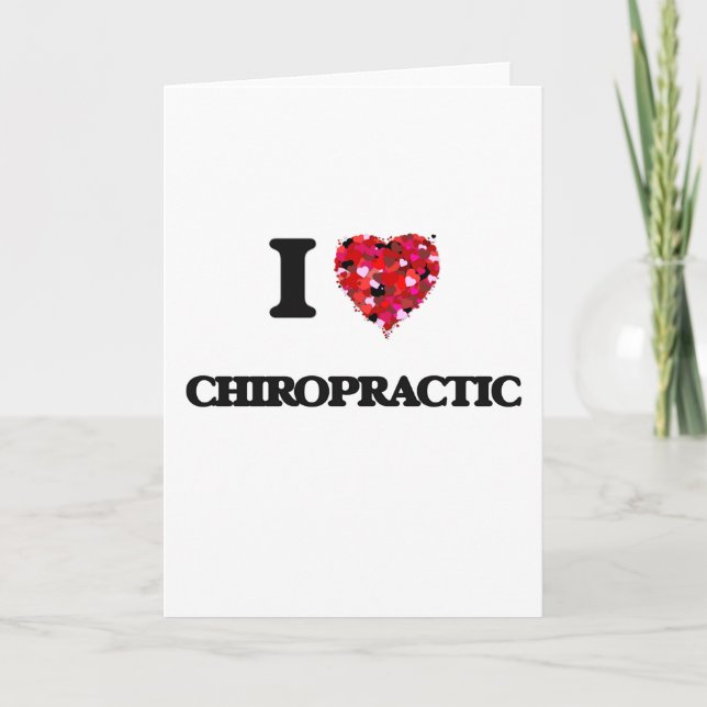 I love Chiropractic Card (Front)