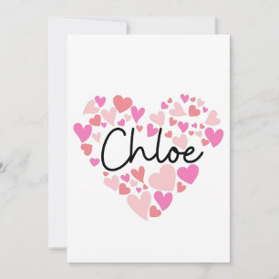 I love Chloe Thank You Card