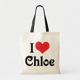 I Love Chloe Tote Bag