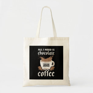 I Love Chocolate And Coffee Tote Bag