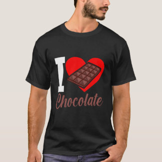 I Love Chocolate Chocolates Eater T-Shirt