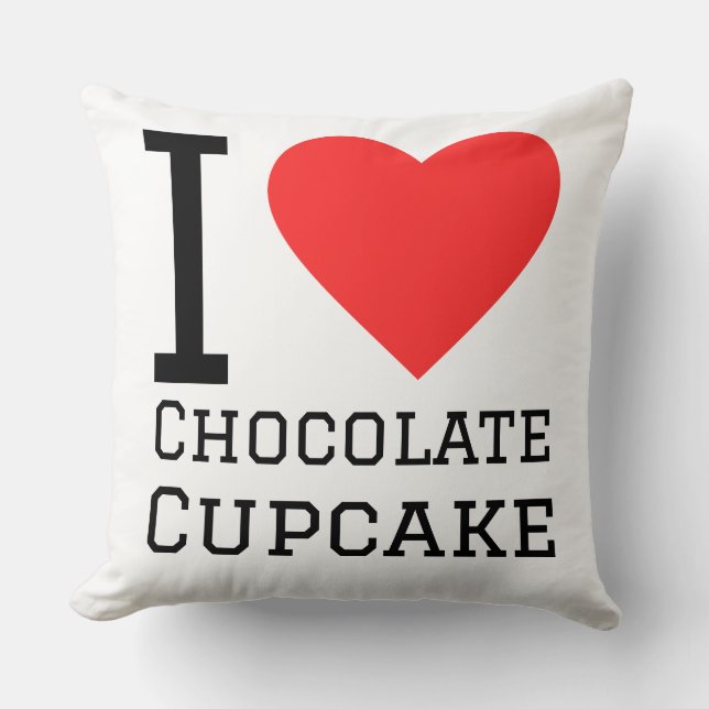 I love chocolate cupcake cushion (Front)