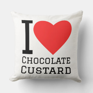 I love chocolate custard cushion